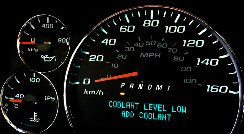 Maserati Low Coolant Warning