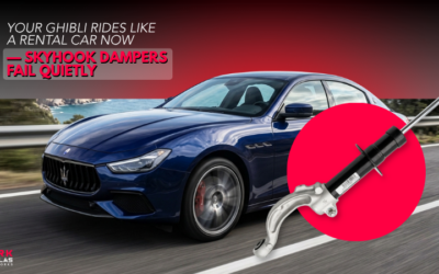 Your Ghibli Rides Like a Rental Car Now — Skyhook Dampers Fail Quietly