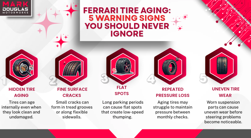 Ferrari Tire Aging - 5 Warning Signs You Should Never Ignore